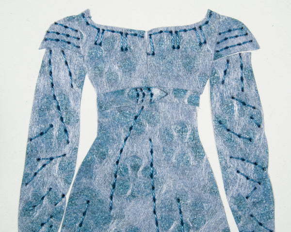 Dress #061: Regency dress in blue. 2018