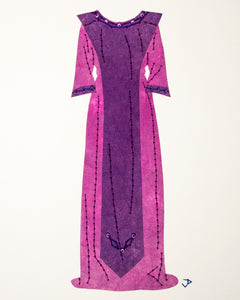 Dress #070: Aesthetic style dress in purple
