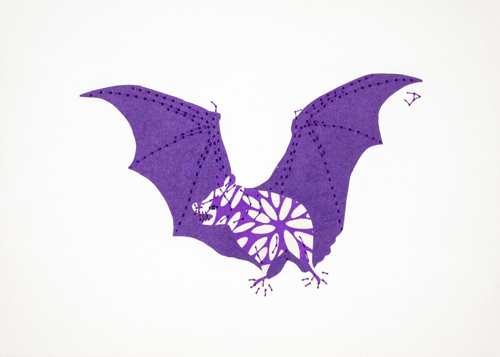 Vampire Bat in Purple