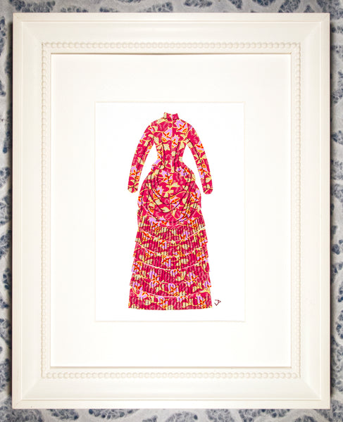 Dress #024: Victorian dress in rose