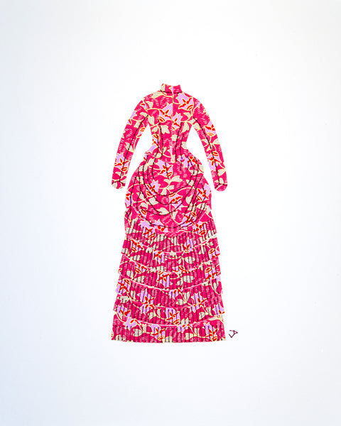 Dress #024: Victorian dress in rose