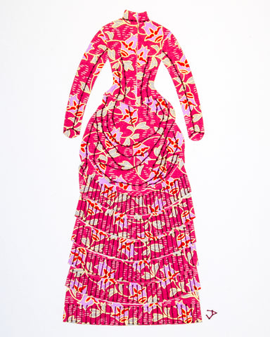 Dress #024: Victorian dress in rose