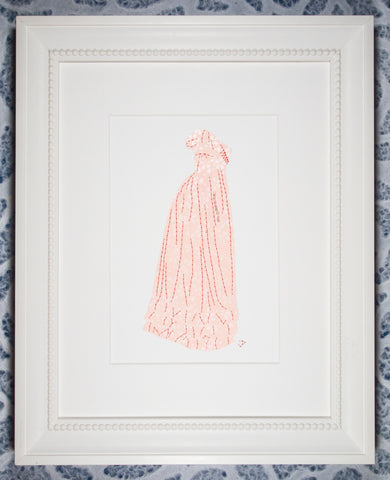 Dress #037.2: Regency dress in pale pink