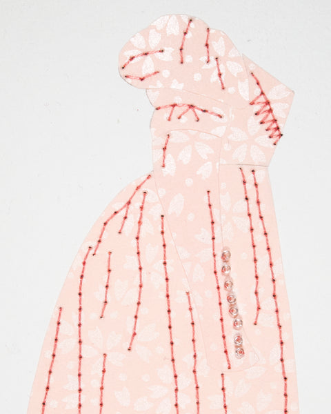 Dress #037.2: Regency dress in pale pink