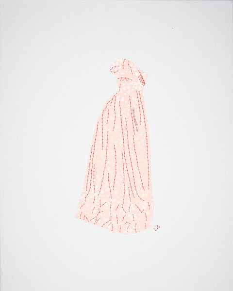 Dress #037.2: Regency dress in pale pink