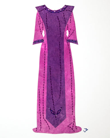 Dress #070: Aesthetic style dress in purple
