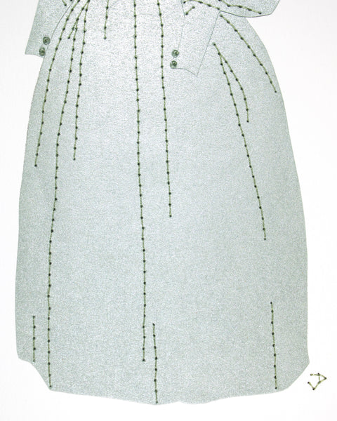 Dress #099: 1830s dress in laurel green