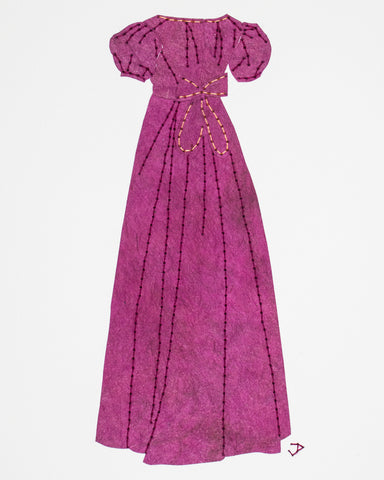 Dress #105: Regency dress in pink