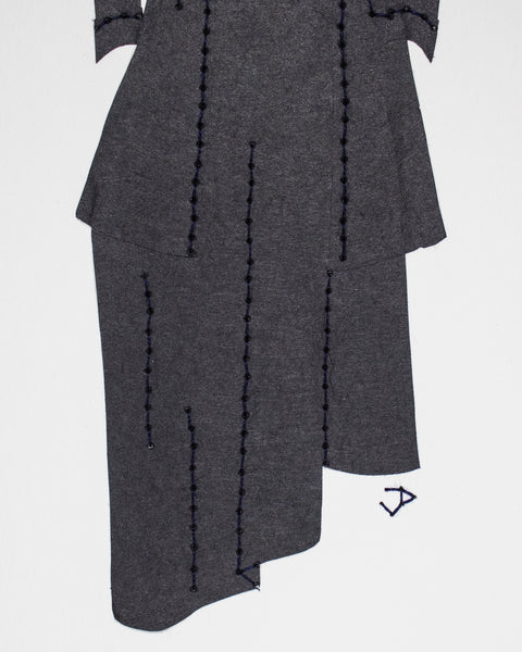 Dress #126: Late Victorian riding habit in black