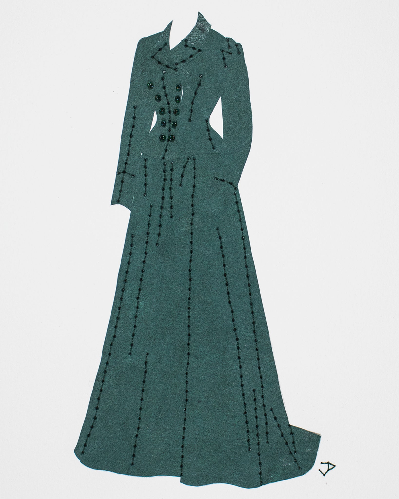 Dress #128: Late Victorian skirt suit