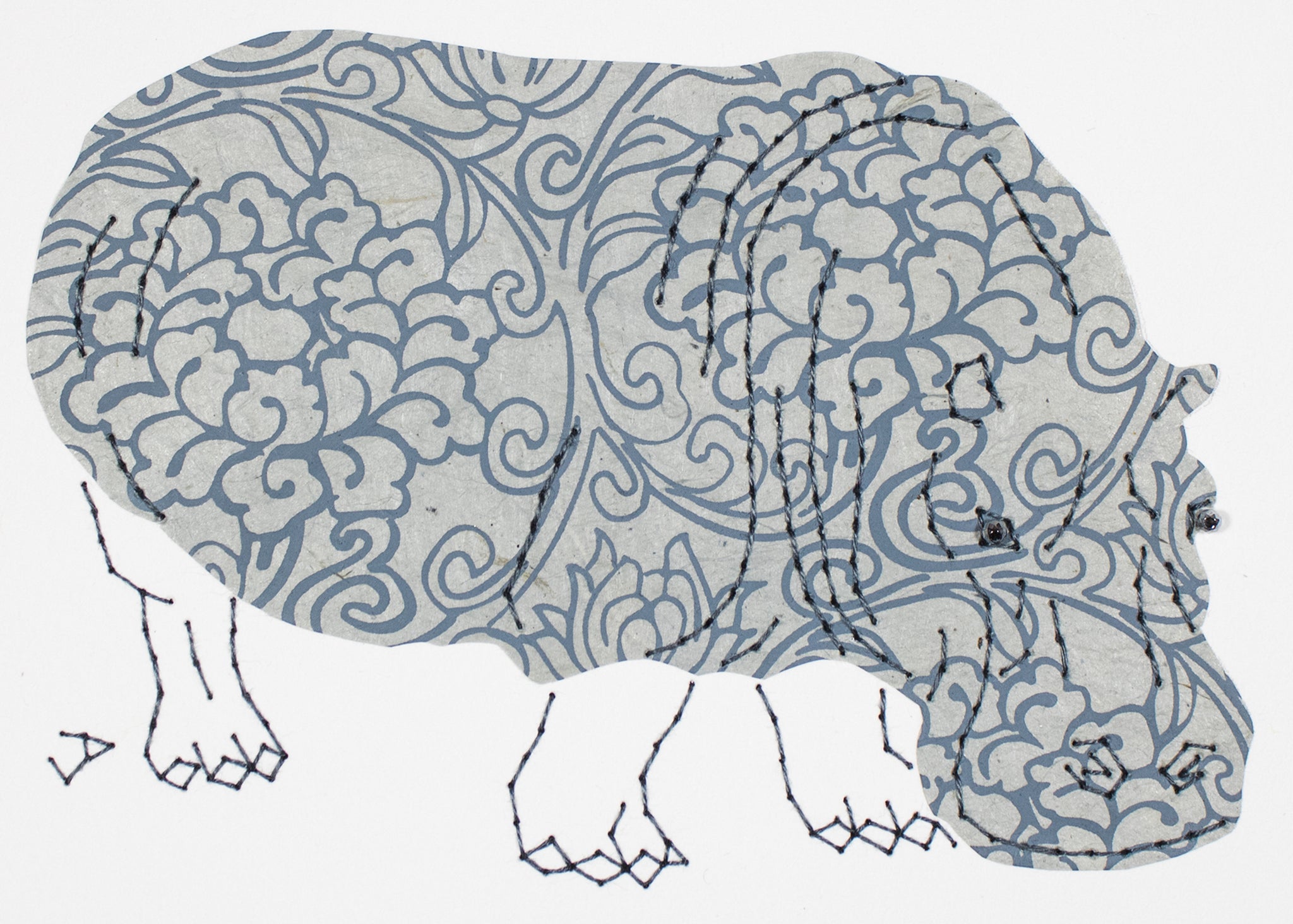 Hippopotamus in Grey