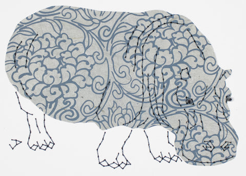 Hippopotamus in Grey