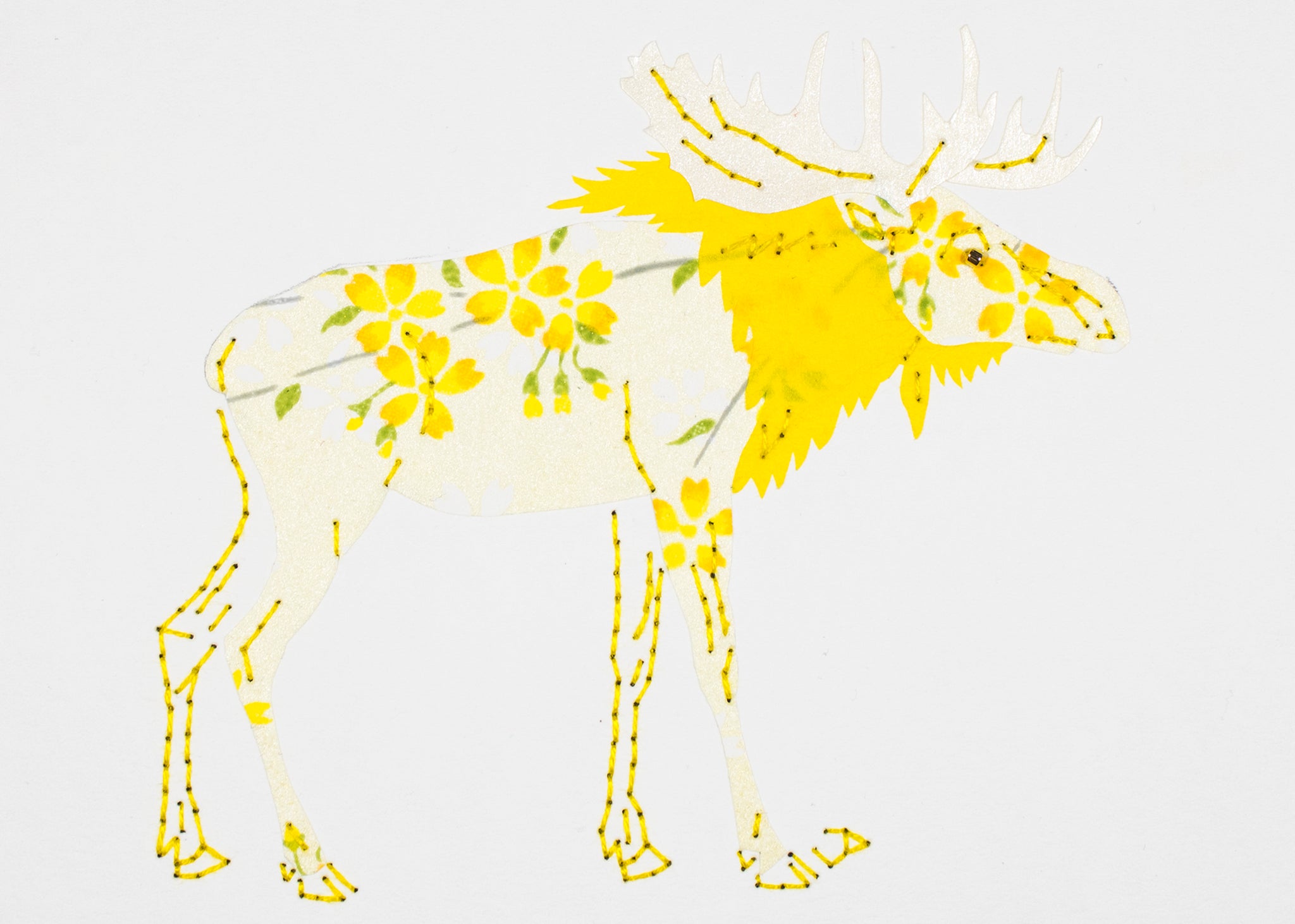 Moose in Yellow