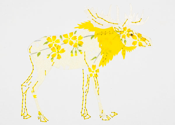 Moose in Yellow