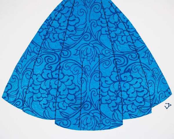 Pinup #037: Pinup dress in blues