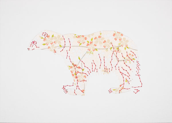 Polar Bear in Pale Pink