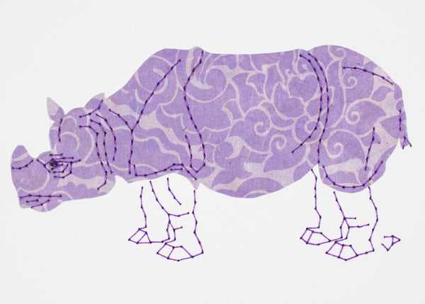 Rhinoceros in Lilac