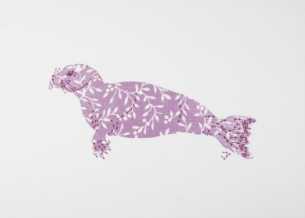 Seal in pale purple