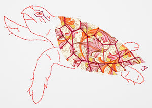Hawksbill Turtle in Florentine Wine & Orange