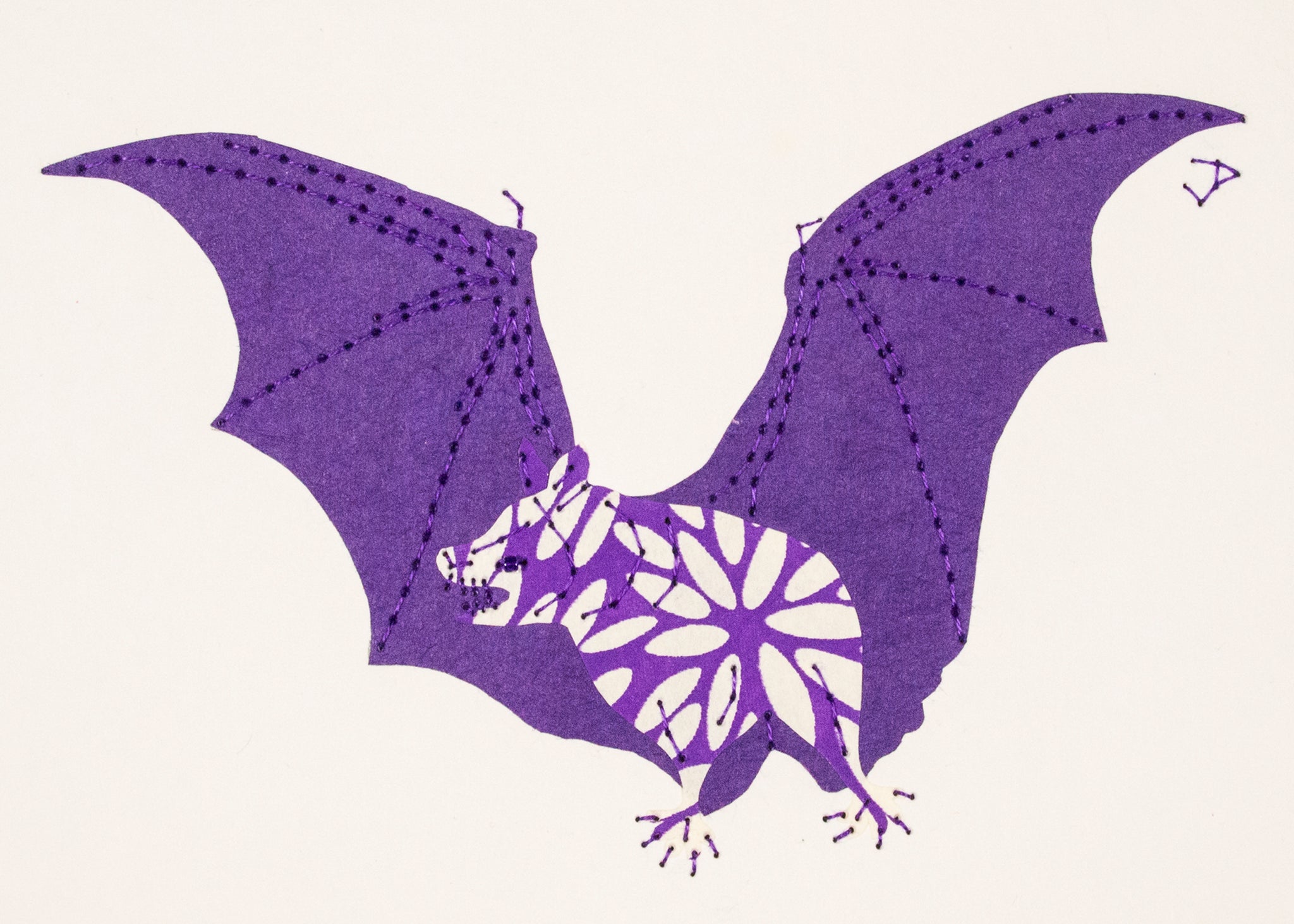 Vampire Bat in Purple
