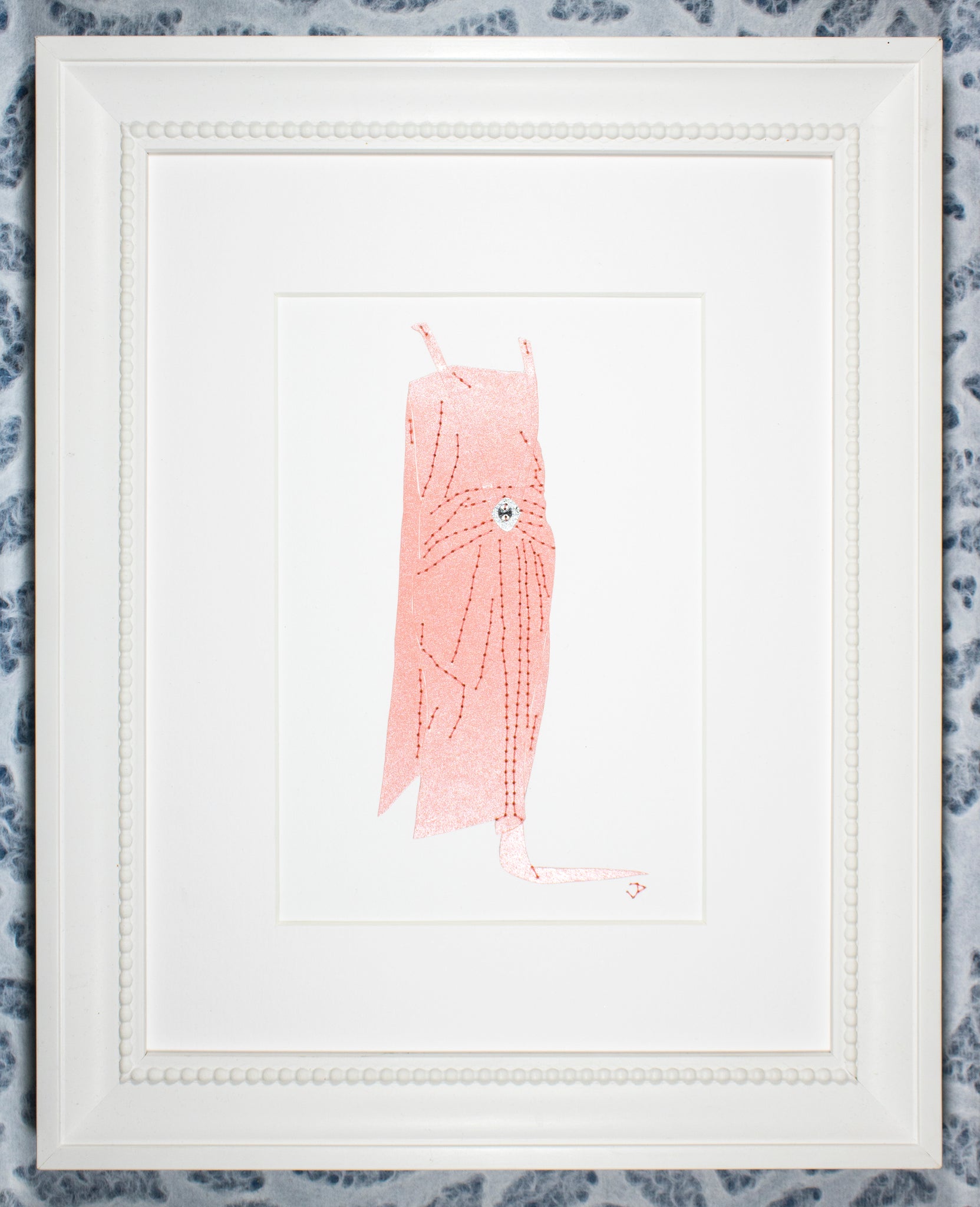 Dress #093: 1920s dress in pink