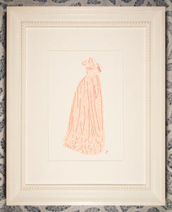 Dress #037.2: Regency dress in pale pink