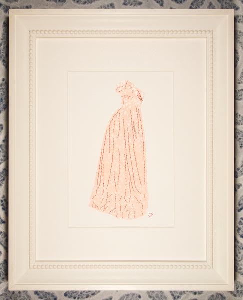 Dress #037.2: Regency dress in pale pink