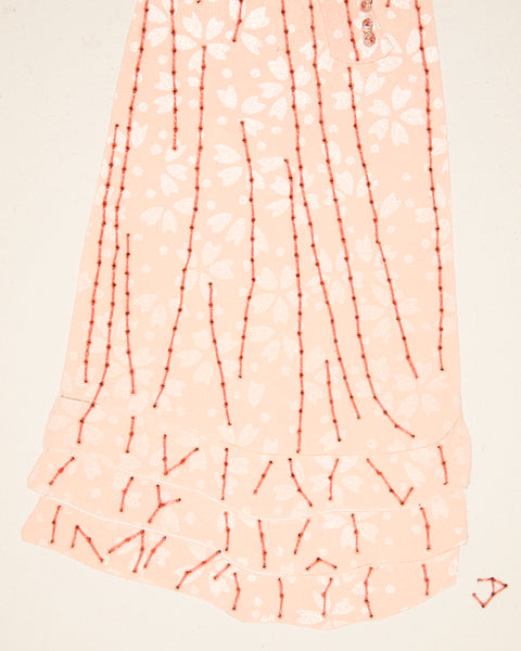 Dress #037.2: Regency dress in pale pink
