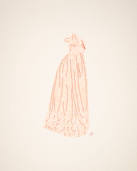 Dress #037.2: Regency dress in pale pink