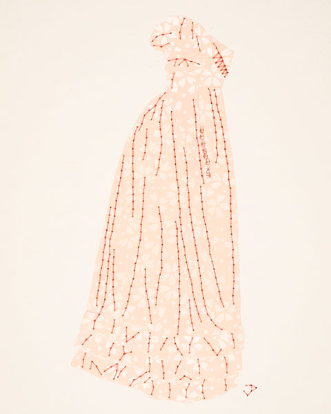 Dress #037.2: Regency dress in pale pink