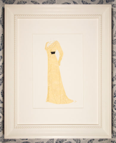 Dress #082.2: Edwardian afternoon dress in cream and black
