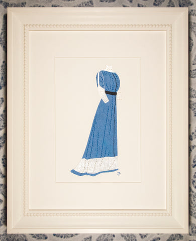Dress #085: Edwardian afternoon dress in blue