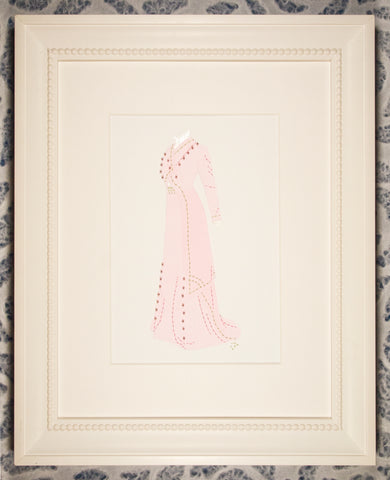 Dress #088: Edwardian afternoon dress in rose with celadon