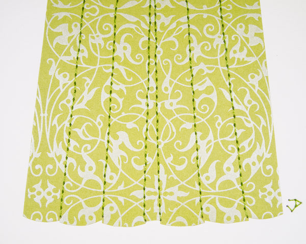 Dress #019: 18th century gown in green. 2014