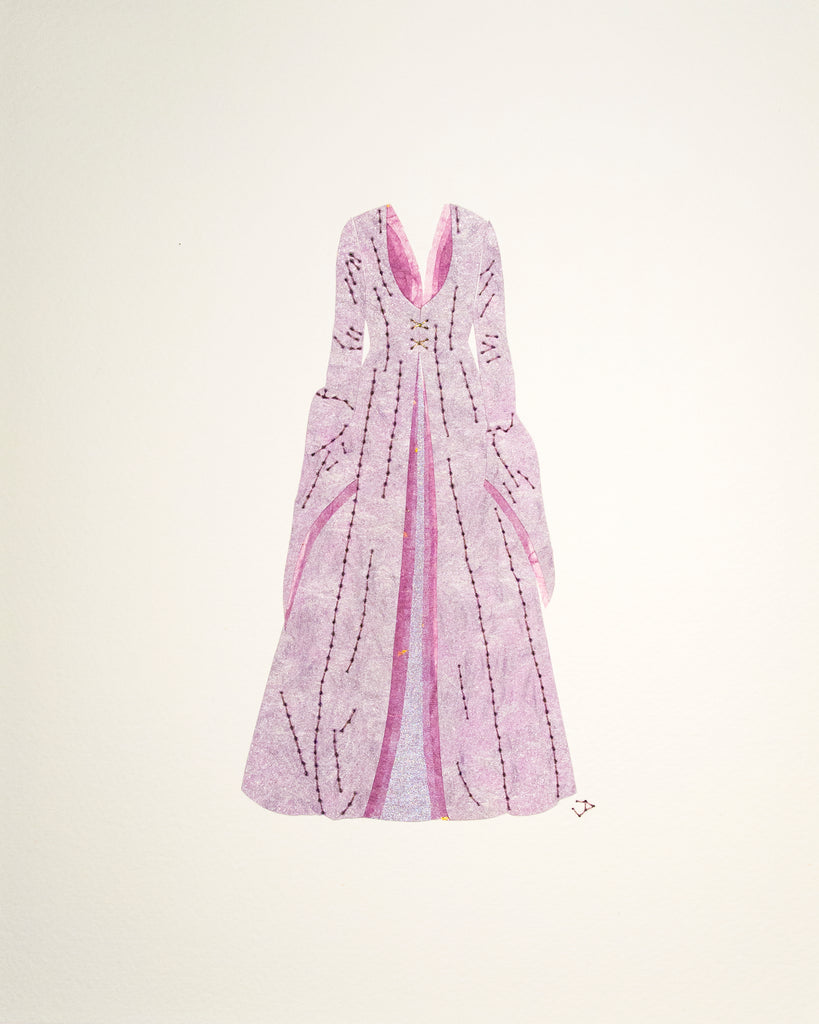 Dress #046: Sansa Stark costume in purple. 2016 Judith Pudden Embroidery Dress #046: Sansa Stark costume in purple. 2016 Judith Pudden Embroidery
