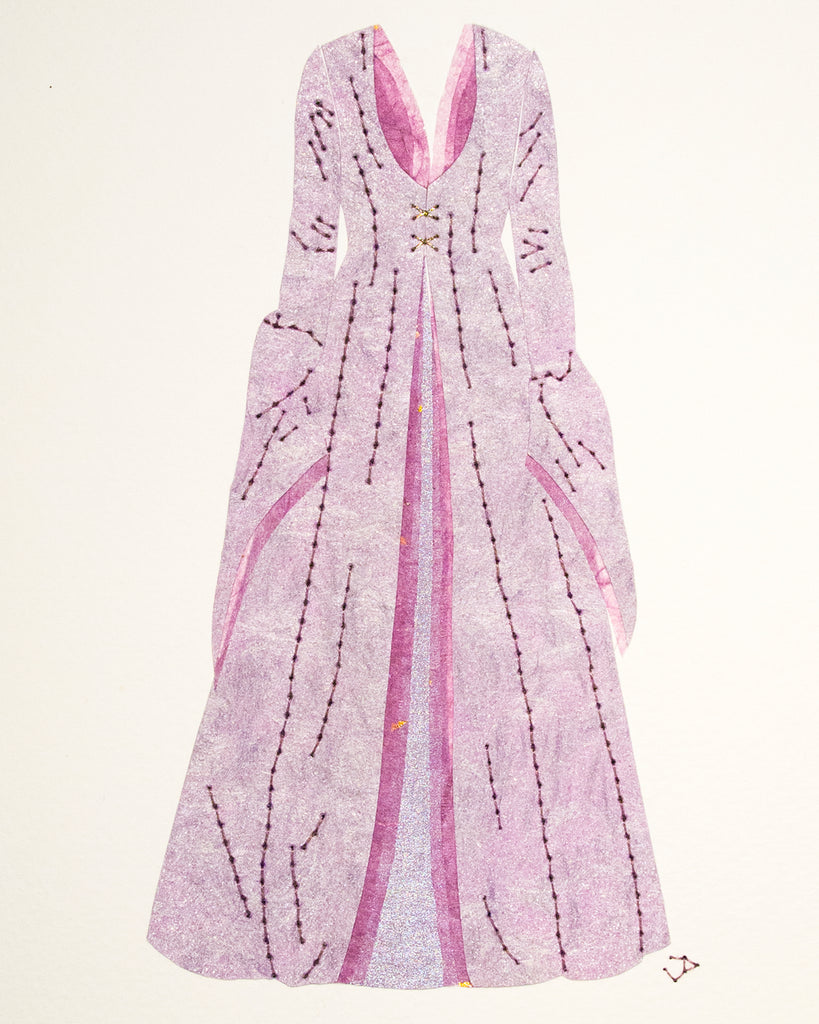 sansa purple dress Dressing Game of Thrones: The Telling Story in Sansa Stark's Fashion The Fashion Studies Journal