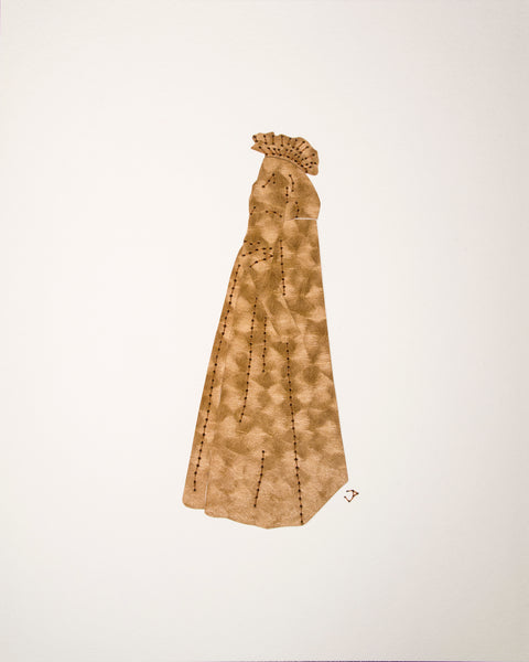 Dress #065: Regency dress in brown