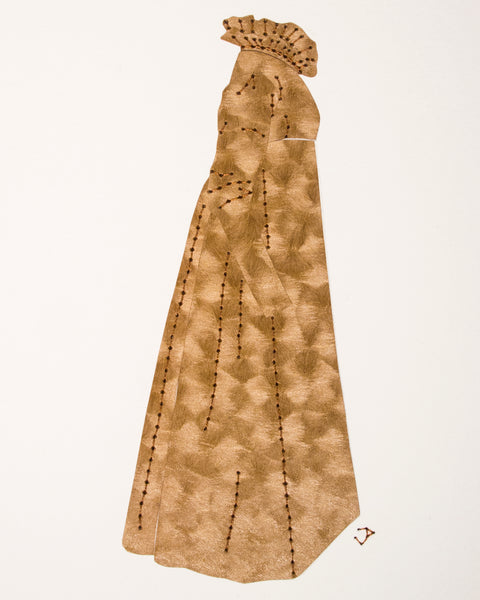 Dress #065: Regency dress in brown