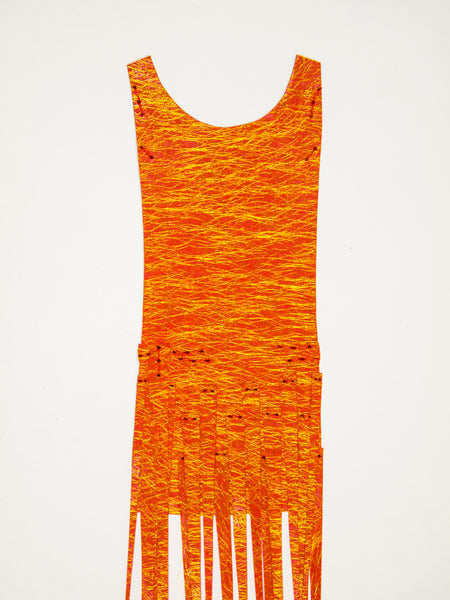 Dress #067.2: Flapper dress in oranges. 2017