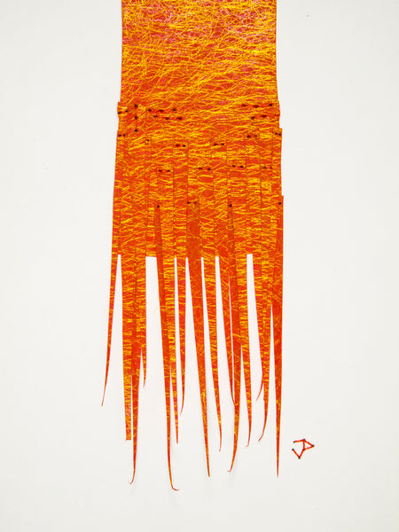 Dress #067.2: Flapper dress in oranges. 2017