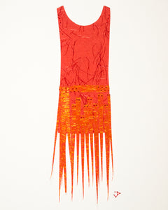 Dress #067: Flapper dress in oranges. 2016