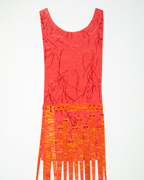 Dress #067: Flapper dress in oranges. 2016