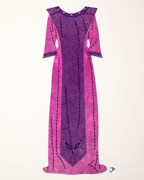 Dress #070: Aesthetic style dress in purple