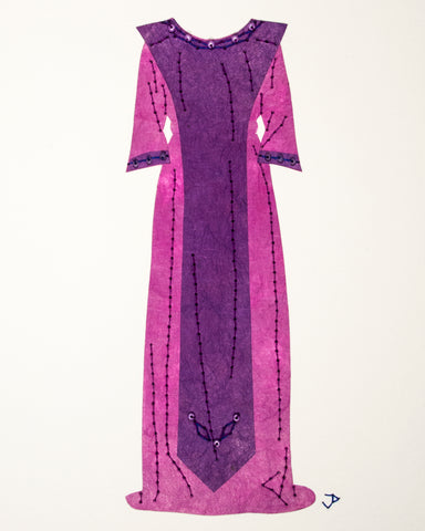 Dress #070: Aesthetic style dress in purple