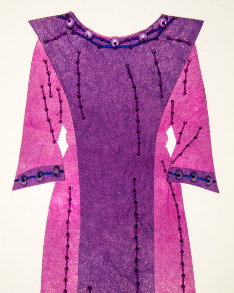 Dress #070: Aesthetic style dress in purple