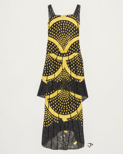 Dress #071.3: 1920s dress in black and gold. 2018