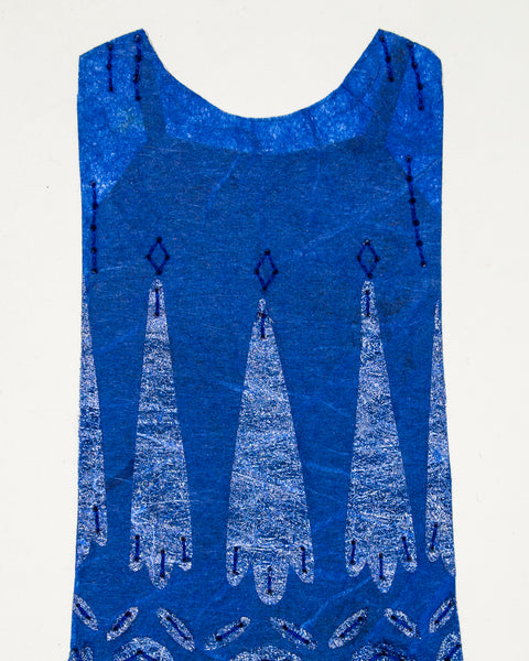 Dress #072: Flapper dress in blue