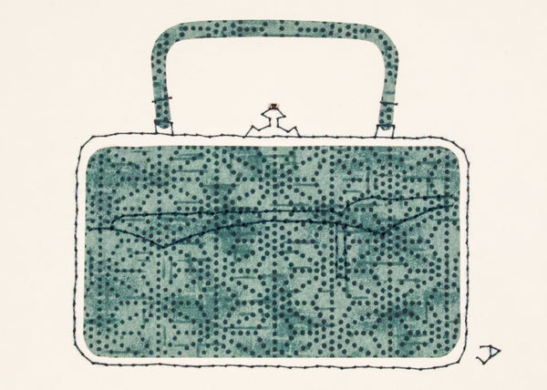 Victorian Handbag in Teal