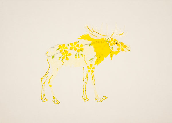 Moose in Yellow