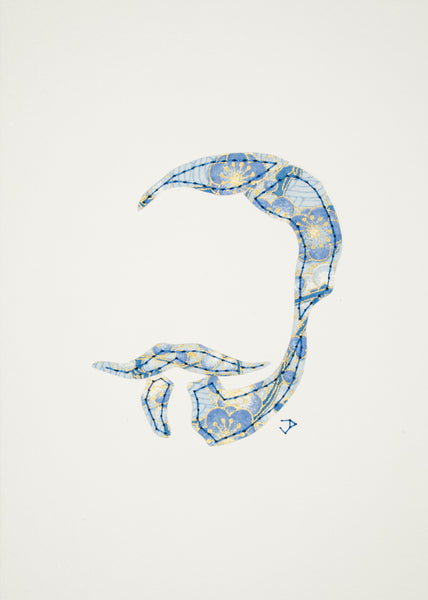 Beard & Moustache in Pale Blue